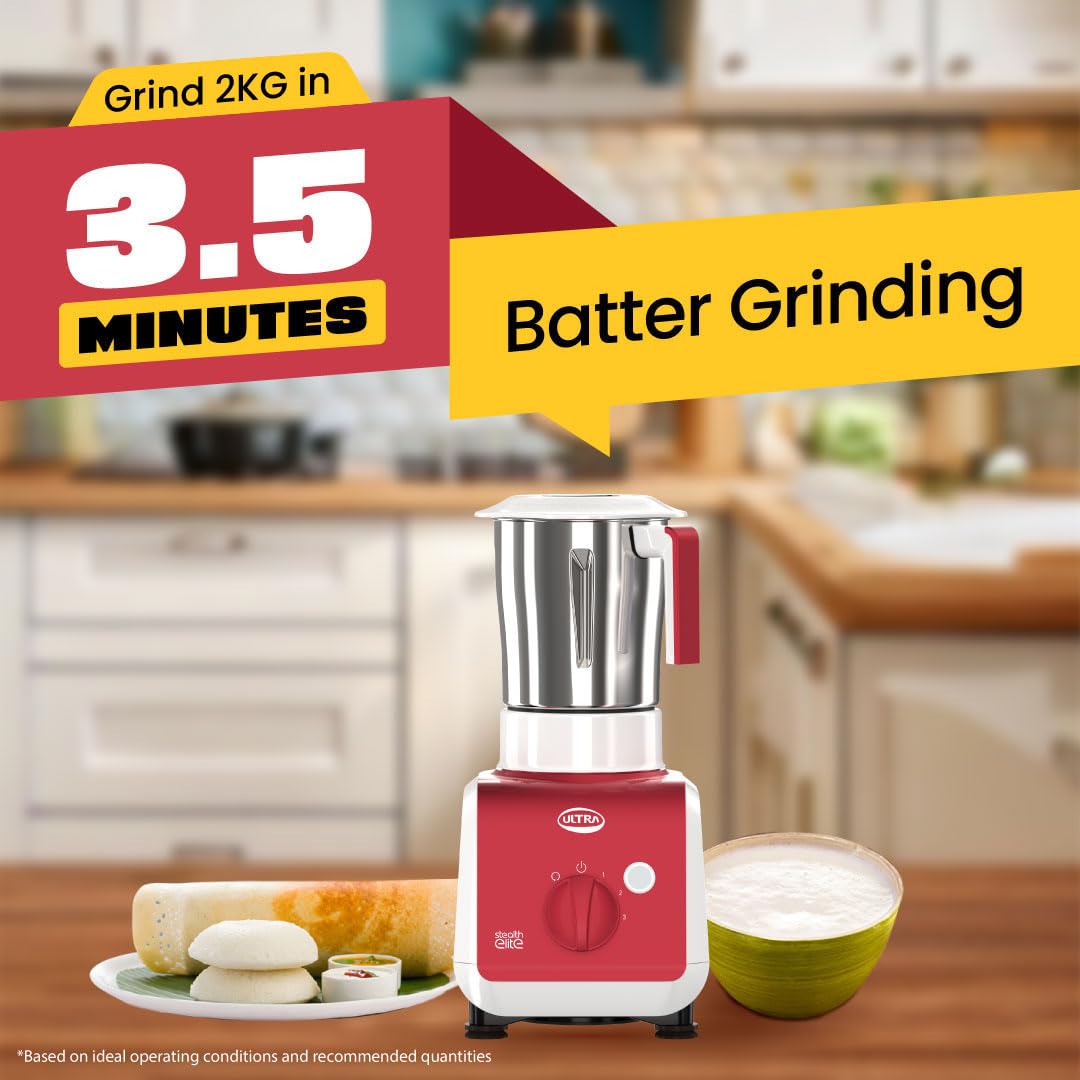 Ultra Stealth Elite Mixer Grinder - Metallic Red -2 Ultra Stealth Elite Mixer Grinder - Metallic Red -2