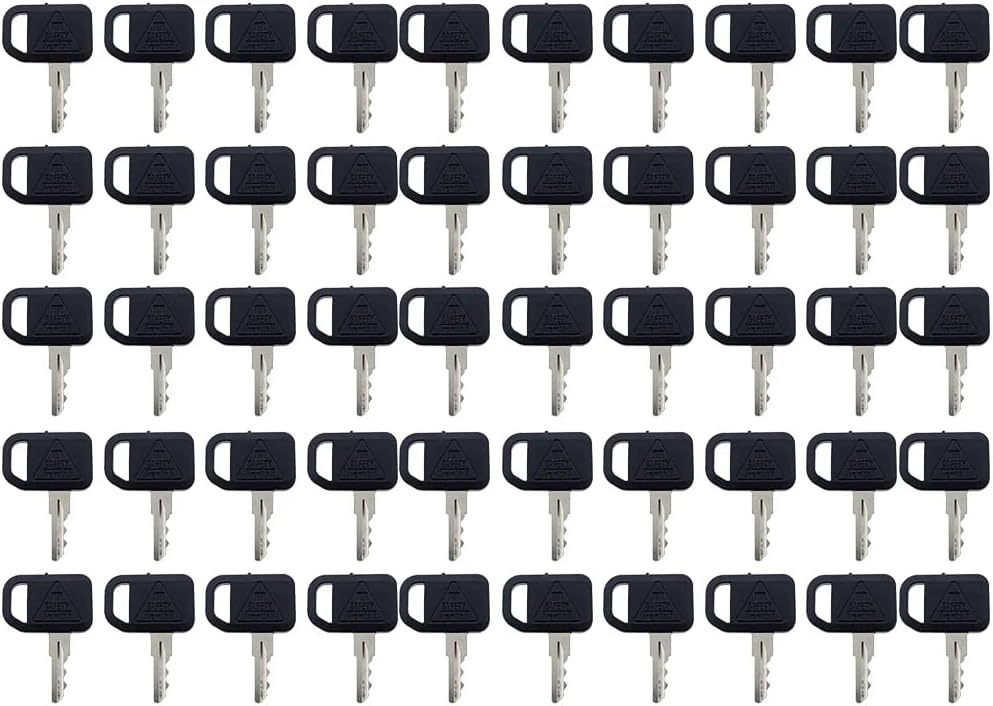 Compatible JDG Ignition Keys for AM131841 Compatible with John Deere 300 400 X400 X700 GT235 GX LX CS CX Gator TS HPX Series Tractors Mower (50PCS)