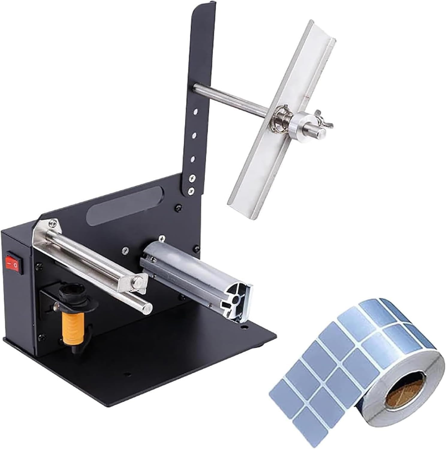 Automatic Label Dispenser, Peeling Width 5-110mm, 180mm Rewind Diameter, Rewinding Speed 8inch/s, Ideal for Stickers, Labels, Films in Logistics