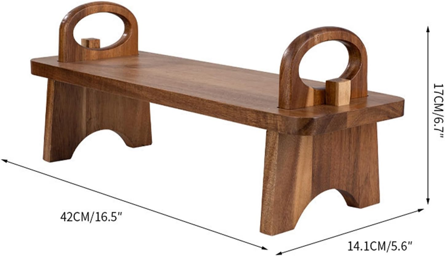 Genérico Wooden Serving Trays – Rustic Riser Rack for Cupcake Display – Food Trays, for Desserts, Weddings, Buffets and Receptions