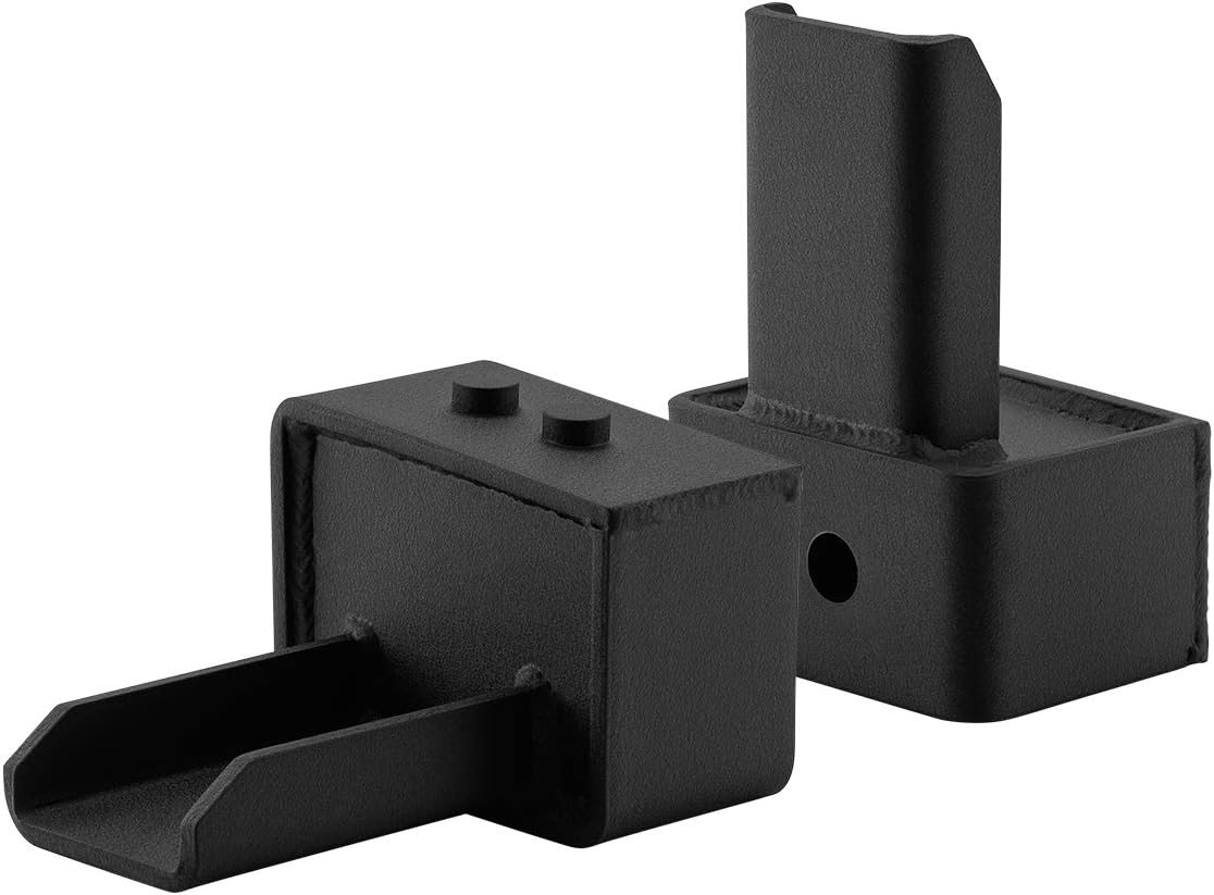 Supreme Suspensions - 4" Rear Lift Blocks for 2004-2020 Ford F-150 2WD High-Strength Steel Lift Blocks with Built-In Taper and Bump Stop Plates (3/4th Dual Pins)