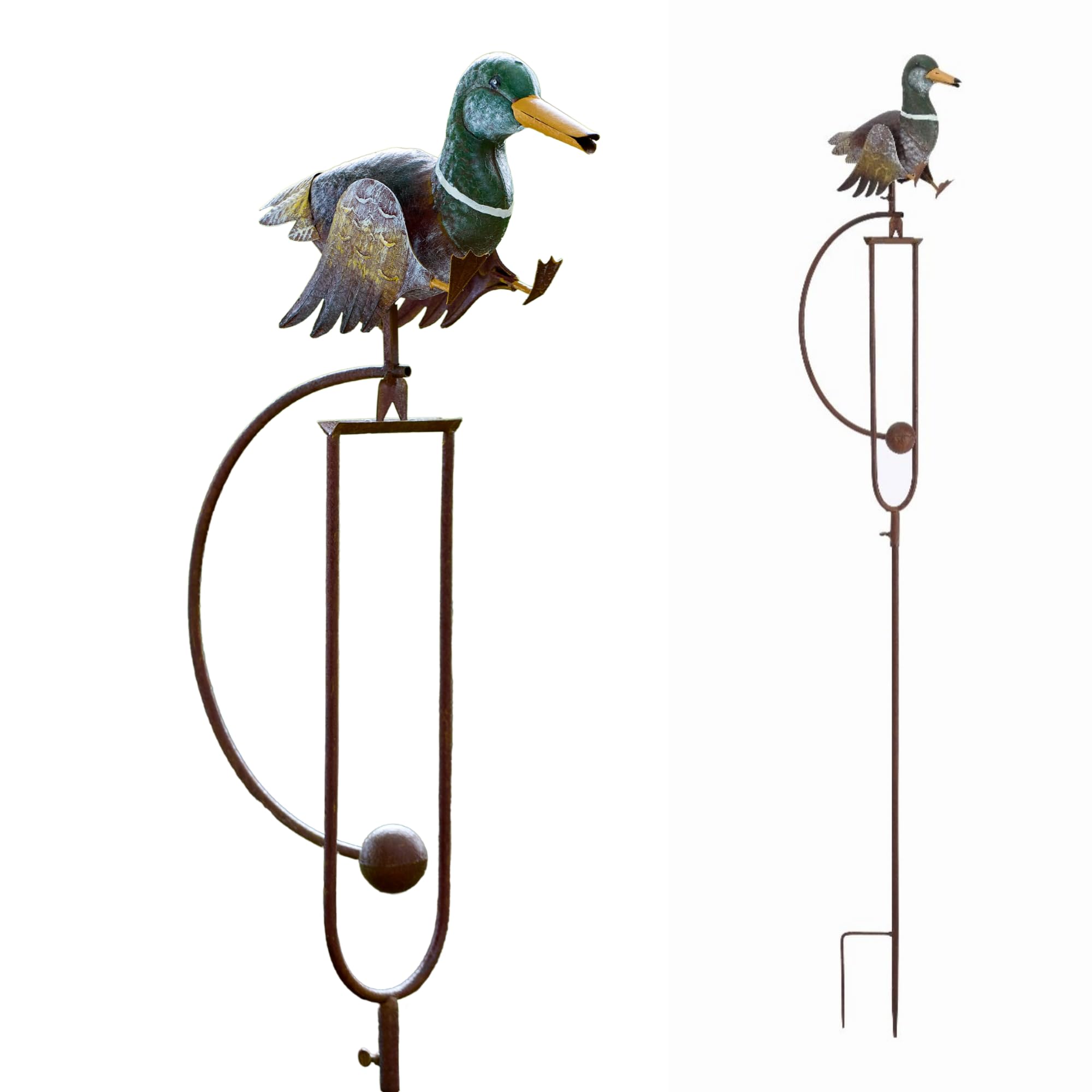 Amazon.com: Red Carpet Studios Garden Art Small Walking Duck
