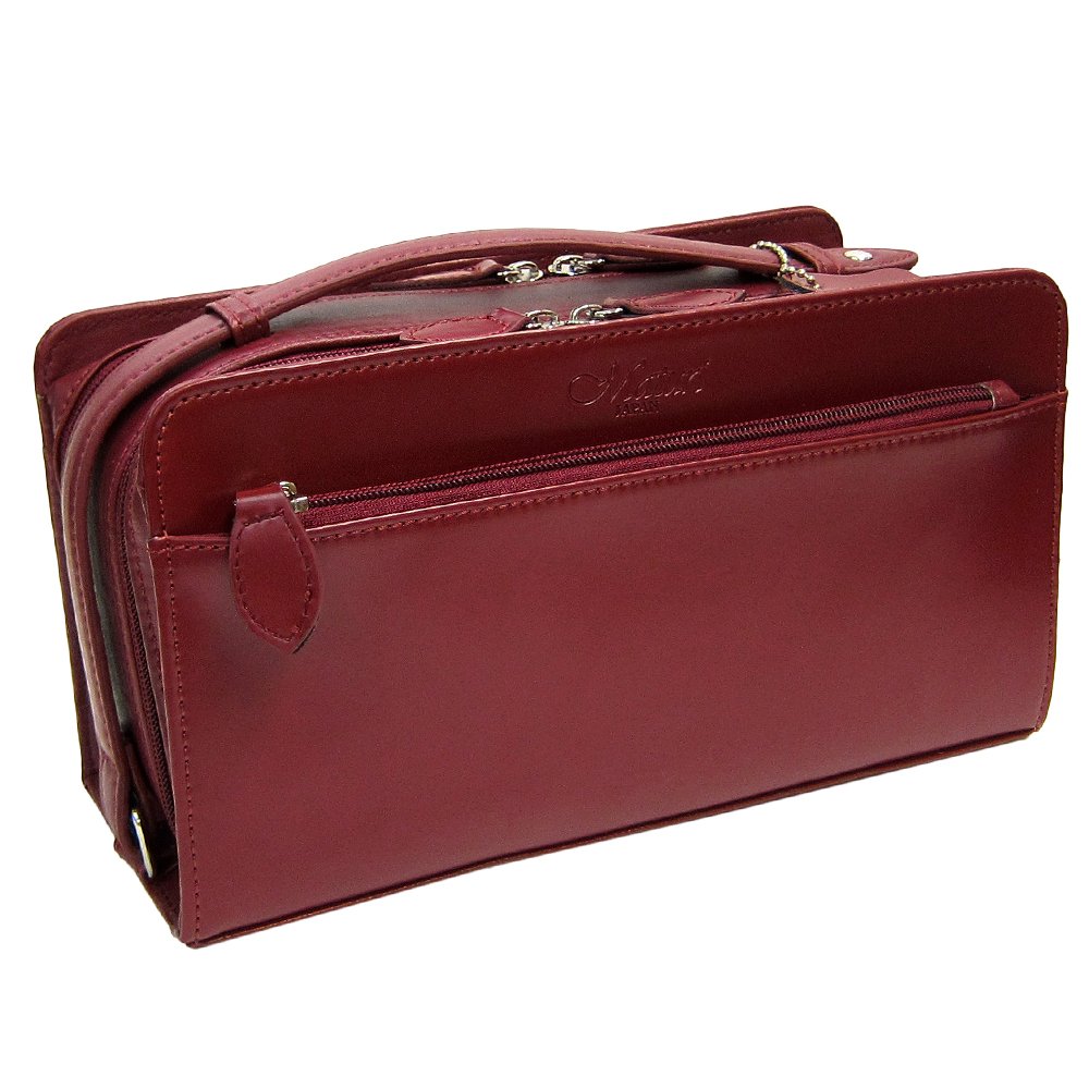 Maturi マトゥーリ コードバン 馬革 ダブルファスナー Wファスナー セカンドバッグ ワイン MT-14【送料無料】 Amazon | [マトゥーリ]Maturi コードバン 馬革 ダブルファスナー W