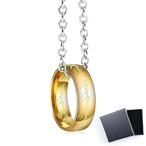 Collana Ciondolo Anello Il Signore Degli Anelli Gadget Unico Anello