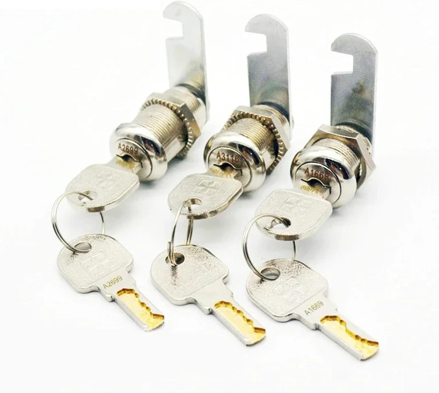 Cam Lock for Cash BoxGym Cabinet Sliding Door School Locker Office Drawer Hardware Tool MS486 I 1Pcs(8)