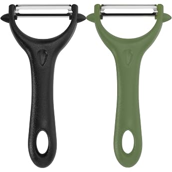 Yoosso Pack of 2 Peelers 14.5 x 7.5 cm Peeler Vegetables