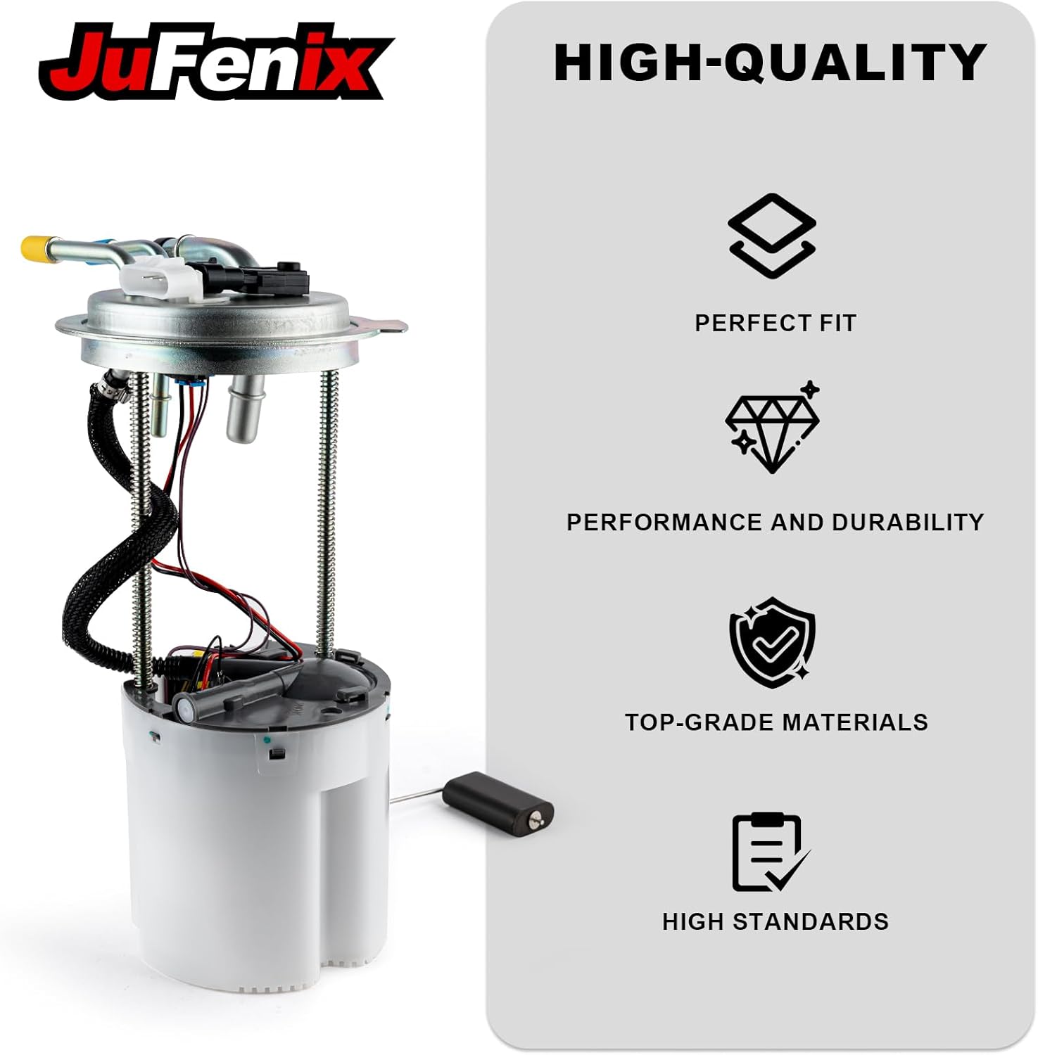 Electric Fuel Pump Module Assembly with Pressure Sensor Compatible with Chevrolet Tahoe & GMC Yukon & Escalade 2004-2007, 4.8L 5.3L 6.0L 6.2L, Gas Only - Image 2