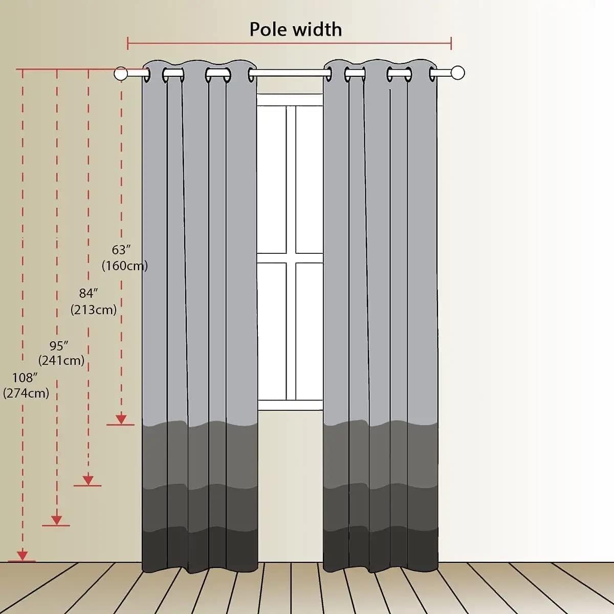 always4u 100% Blackout Woolen Look Plaid Curtains Modern Window Panels Checkered Tartan Curtains for Living Room Bedroom 2 Panels Light Coffee 54 * 95 Inches