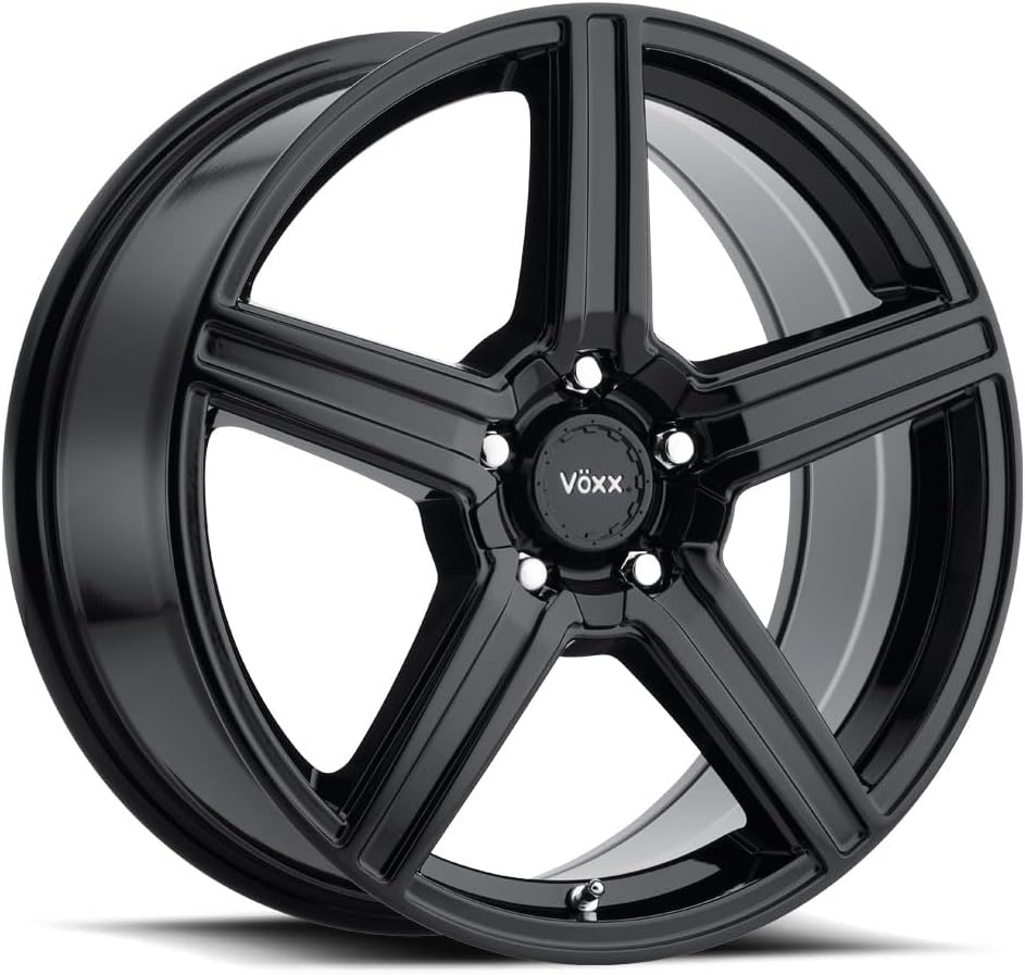 Voxx COMO Custom Wheel - 16x7, 40 Offset, 5x114.3 Bolt Pattern, 73.1mm Hub - Gloss Black with Machined Face Rim