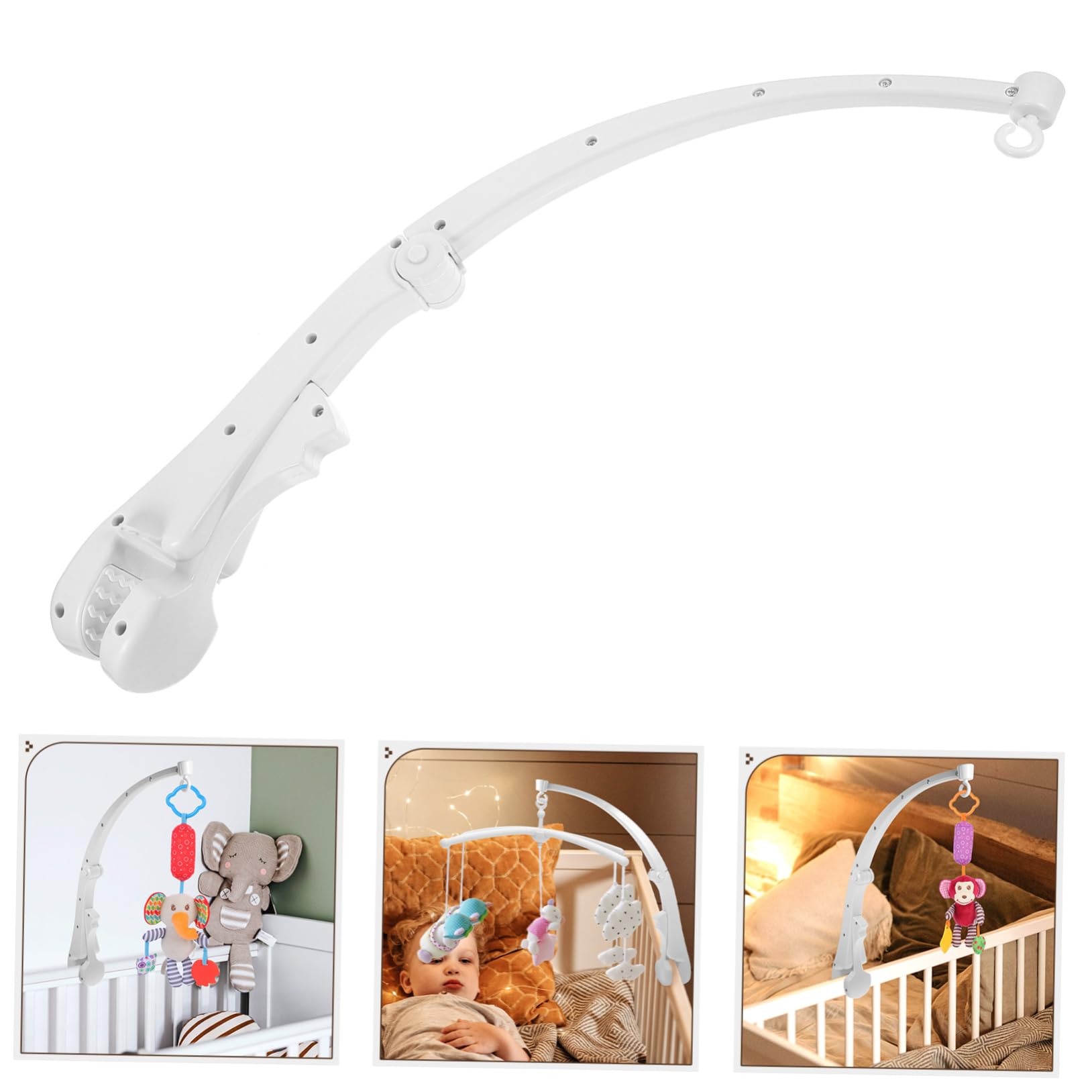 ifundom 5piezas Soporte De Móvil para Cuna Brazo Musical para Colgar Juguetes para Estimulación Sensorial De Bebés Cunas Montessori