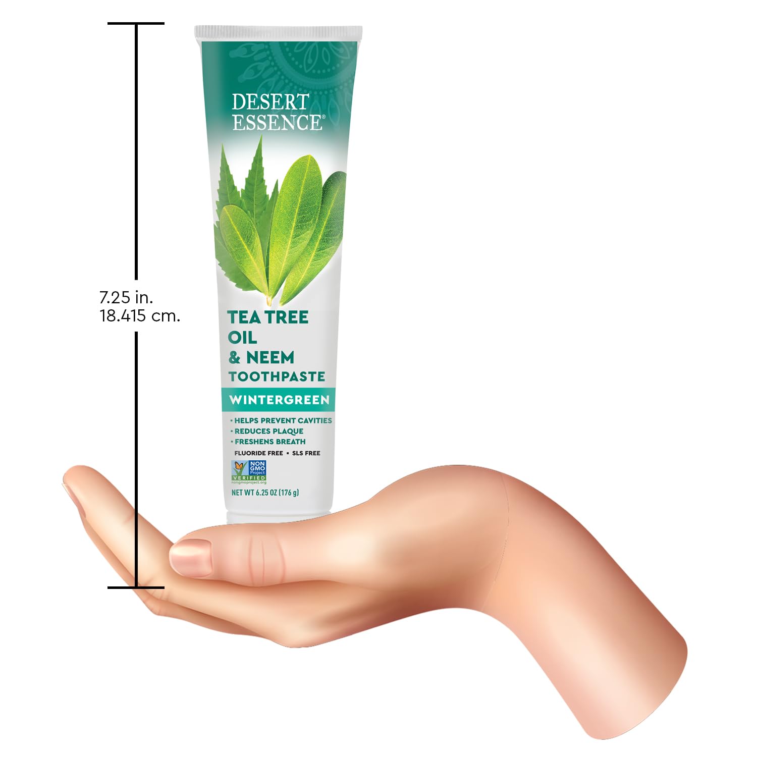 Desert Essence – pasta do zębów Tea Tree Neem (6,25 oz – opakowanie 1)