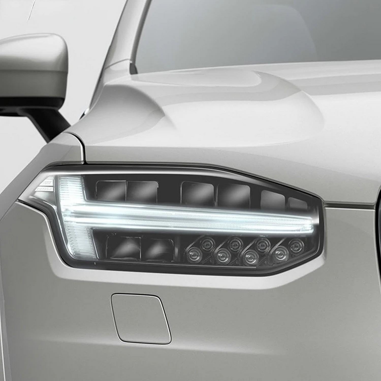 Film protection phare TPU fumé évite fissures optiques pour Volvo