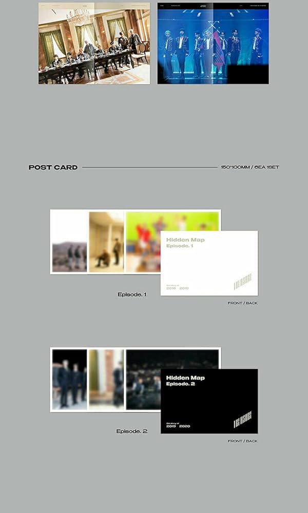 ATEEZフォトブックTREASURE : Hidden Map Package ATEEZ [ TREASURE : HIDDEN MAP PACKAGE( EPISODE.1+ EPISODE. 2