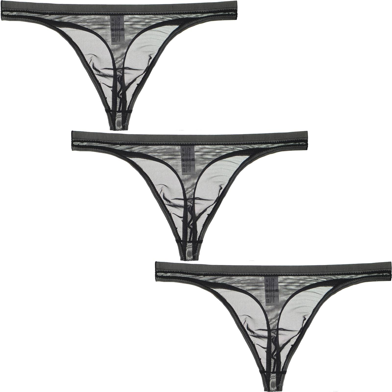 Faringoto Strings aus Eisseide für Herren, Unterwäsche, T-Rücken, Tanga, G-String