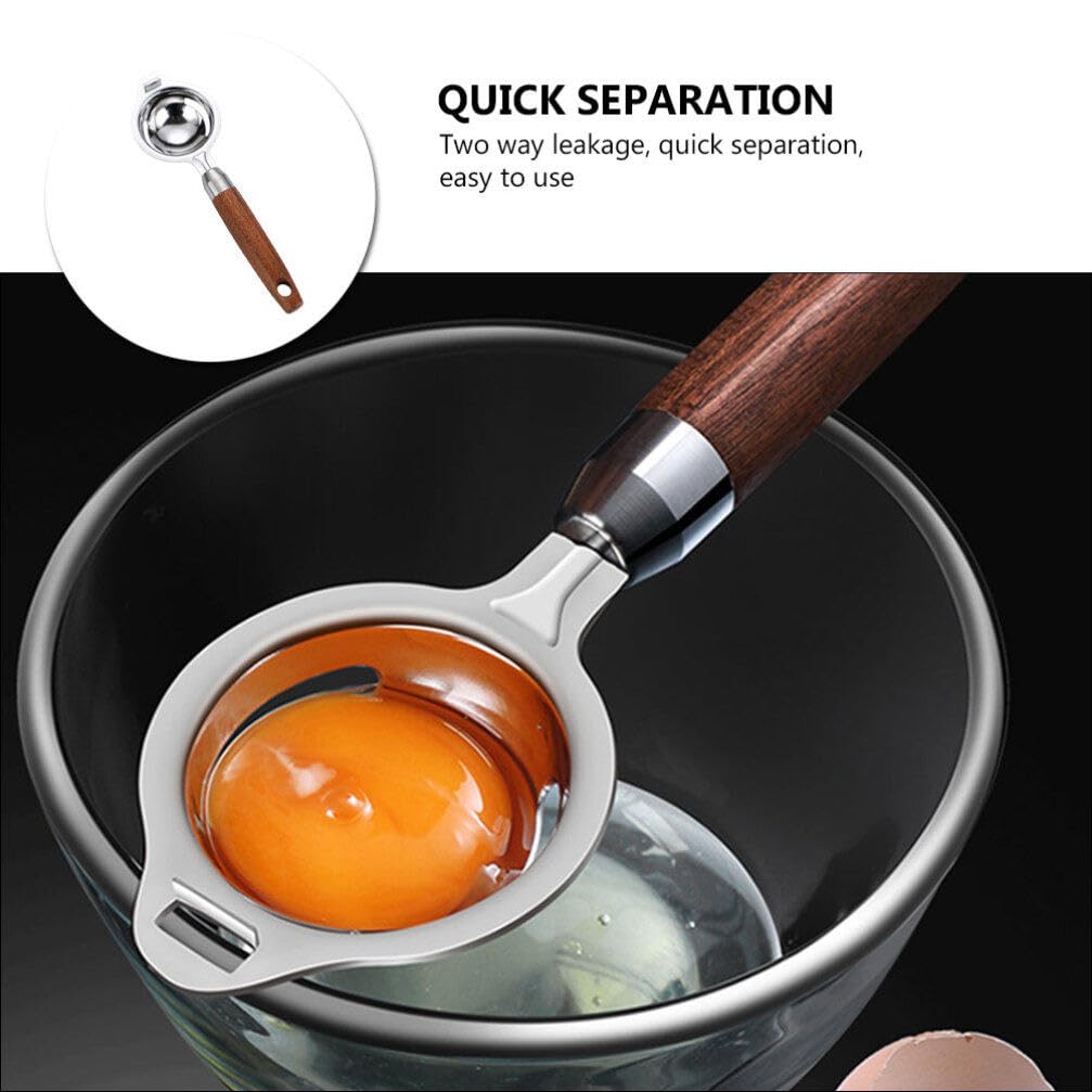 Cabilock 1pc Separator Easy Yolk Divider Comfortable Handle for Kitchen Bakery Restaurant Use