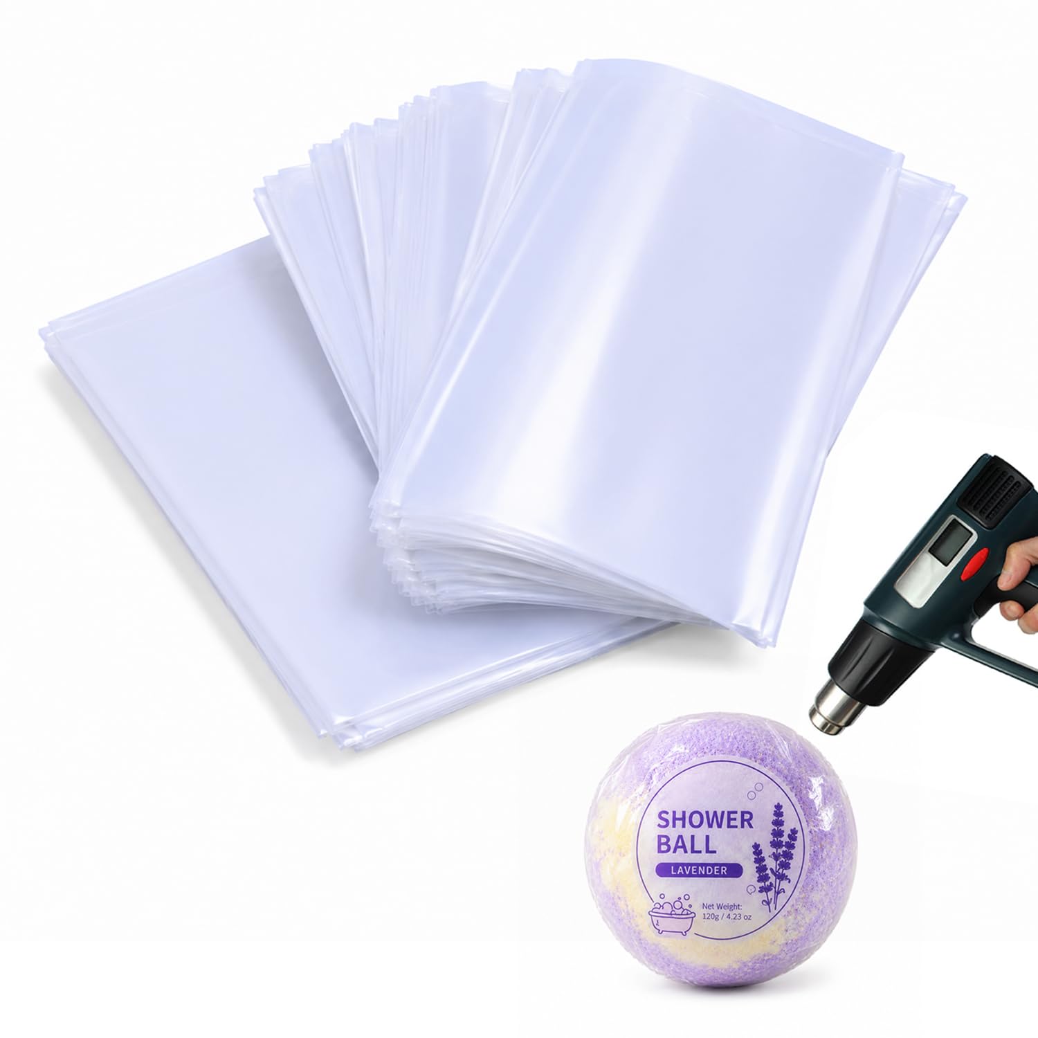 WIKDAY Heat Shrink Wrap Bags 400 PCS 4x6 Inches Cellophane Bags Wrapping