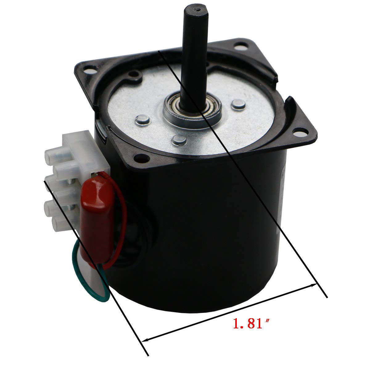 15RPM AC Motor 10Kg.cm Synchronous Gear Motor CW/CCW Control Dual Bearing 115V 60Hz 10W 60KTYZ