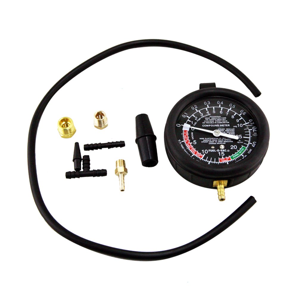 Fuel Pump & Vacuum Gauge Pressure Tester Carburetor Valve Pressure Test