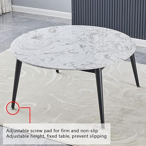 Miniatura 5 de MAIKAILUN Base de mesa moderna de 17.7 pulgadas, patas de mesa de metal industrial con ventosas, base de escritorio para mármol, vidrio, parte