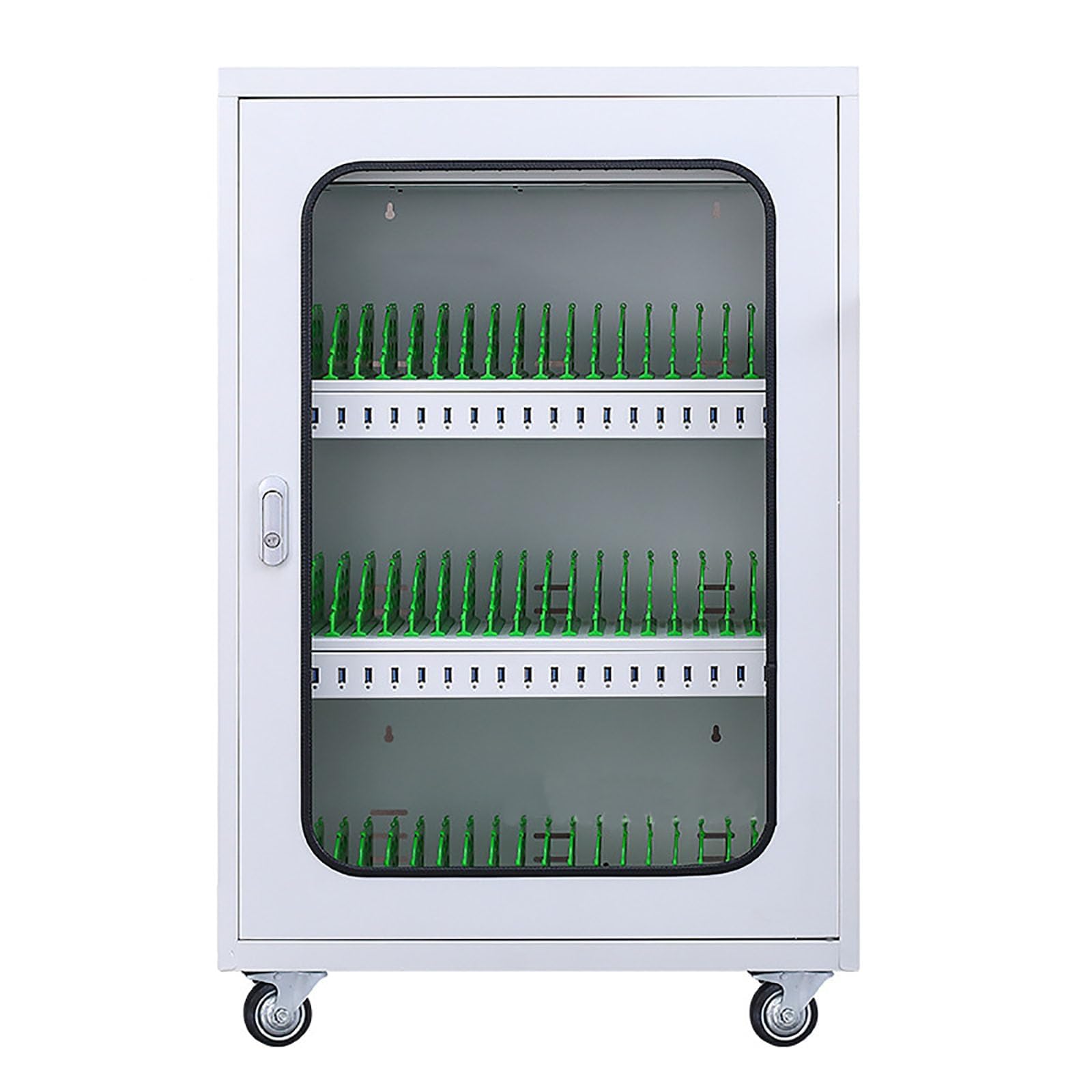 FHRKA 60 Slots Portable Cellphone Charging Locker, Cell Phone Charging Stations Cellphone Locker, Rechargeable Mobile Phone Charging Cabinet