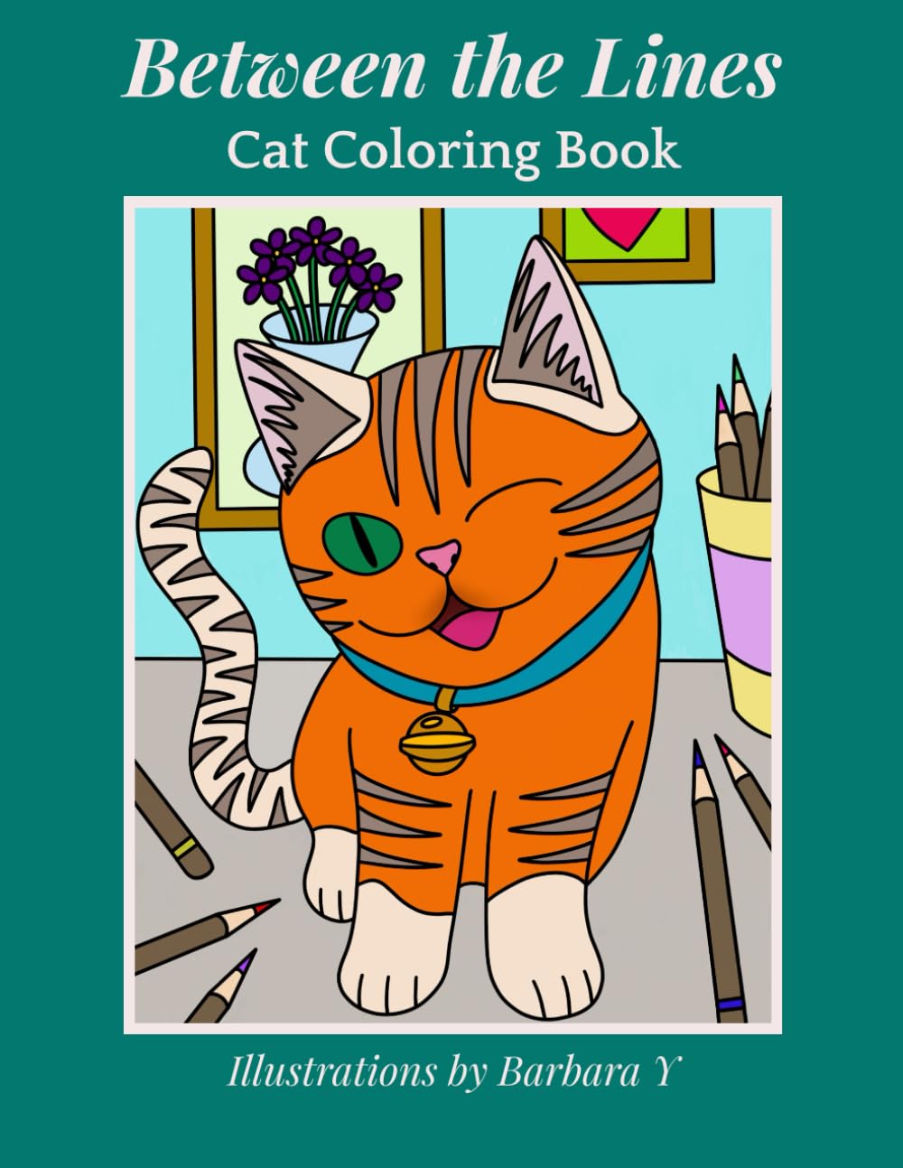Between the Lines: Cat Coloring Book