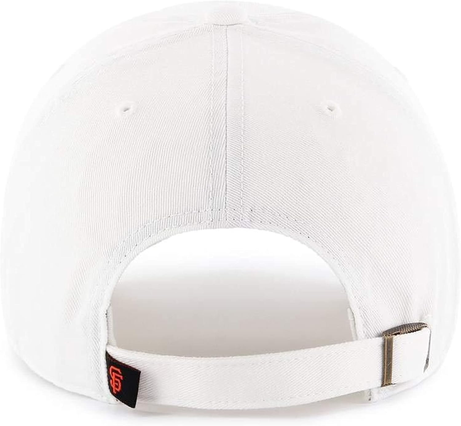 47 MLB White Team Color Primary Logo Clean Up Adjustable Strap Hat Cap, Adult One Size Fits All - Image 2