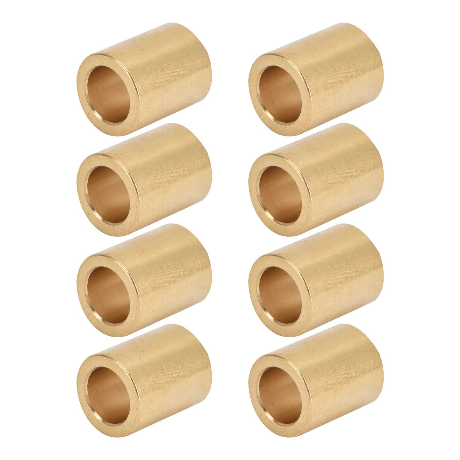 8 Sztuk Samosmarująca Tuleja Mosiężna 8mm Otwór 12mm średnica Zewnętrzna 15mm Długa Tuleja łożyskowa;
