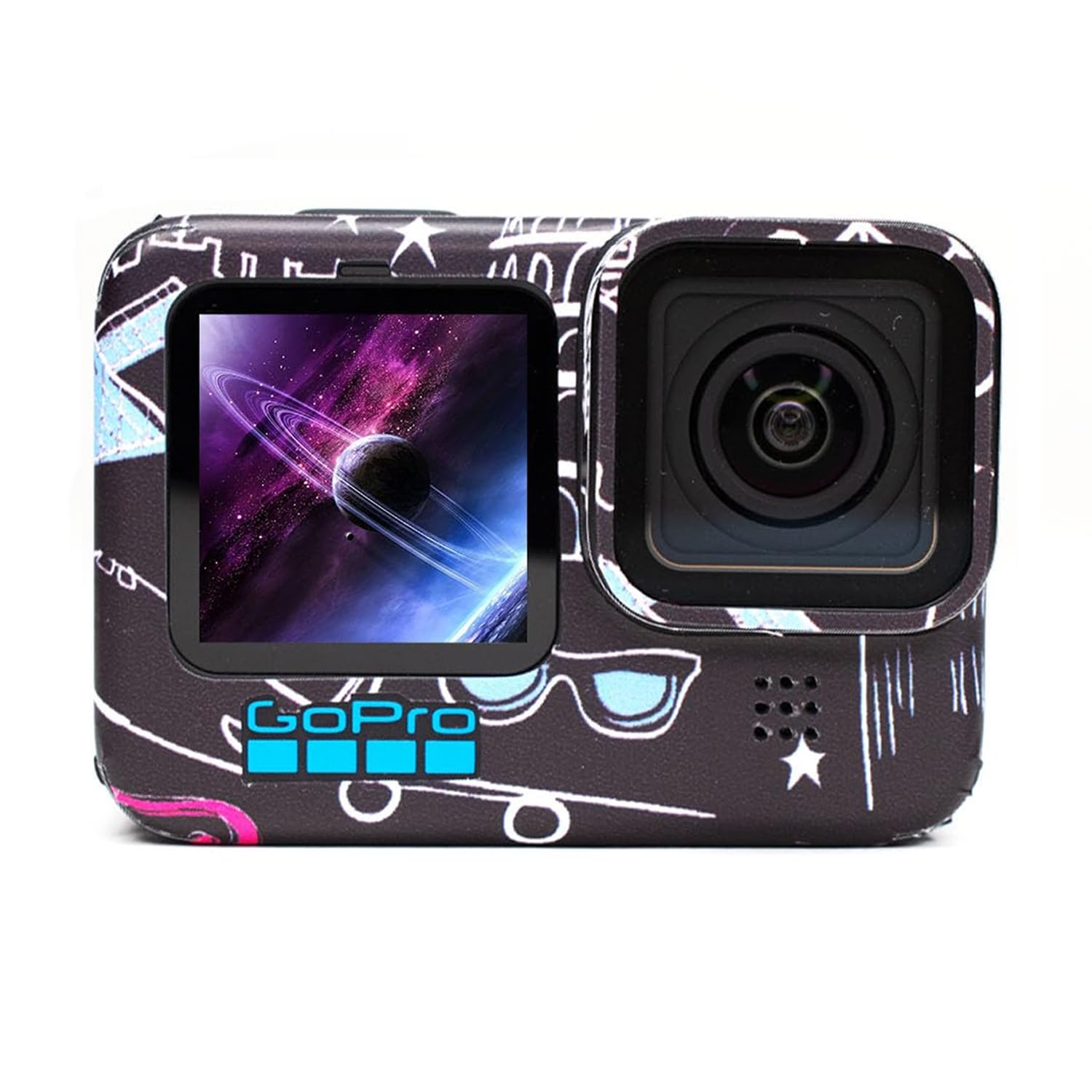 Action Pro Camera Skin Compatible with Gopro-9/10/11/12 Action Camera (Black)-picture-46