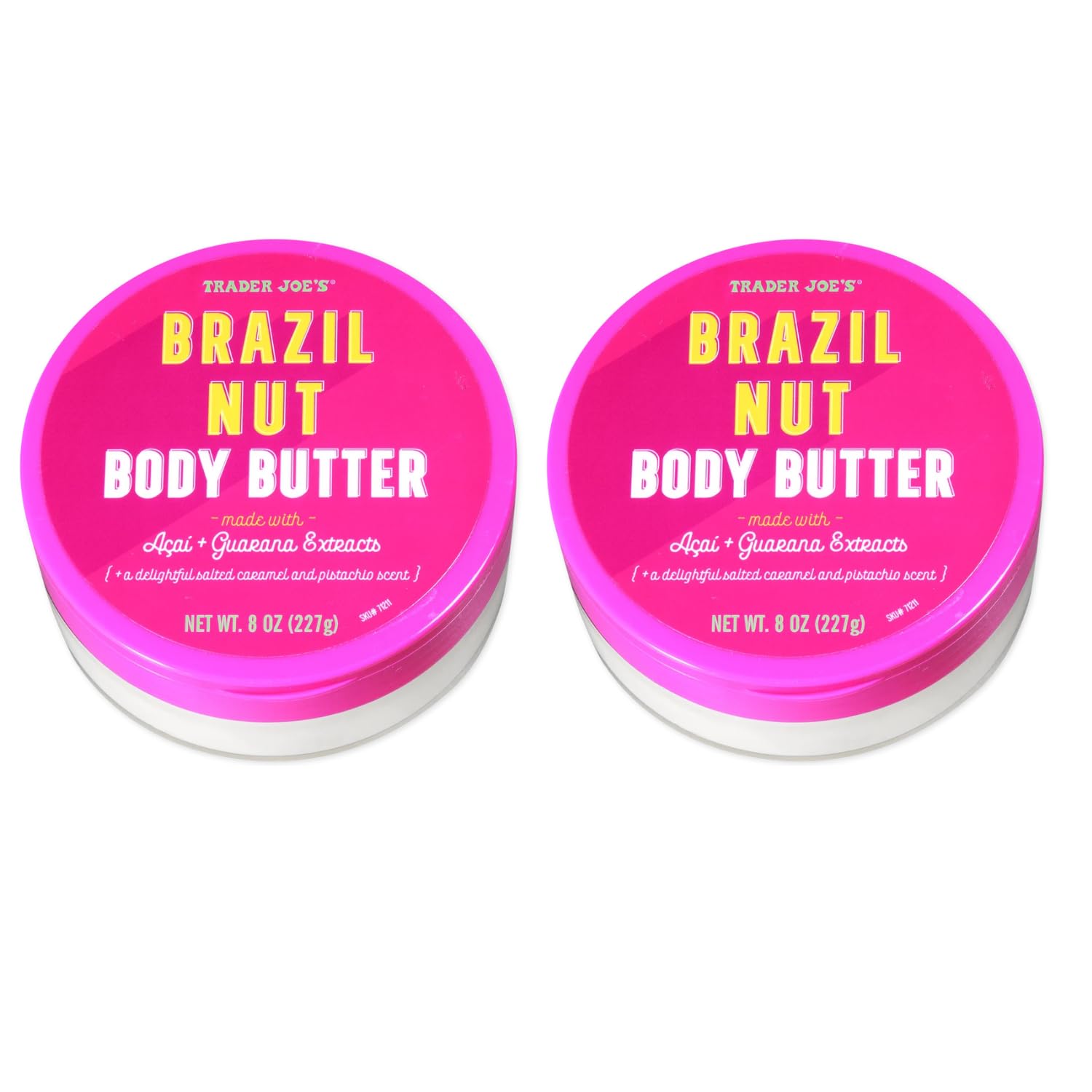 Trader Joe's Brazil Nut Body Butter 227g 8 oz Pack of 2