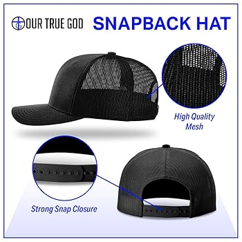 John 3:16 Christian Trucker Hat - Adjustable Fit Cotton
