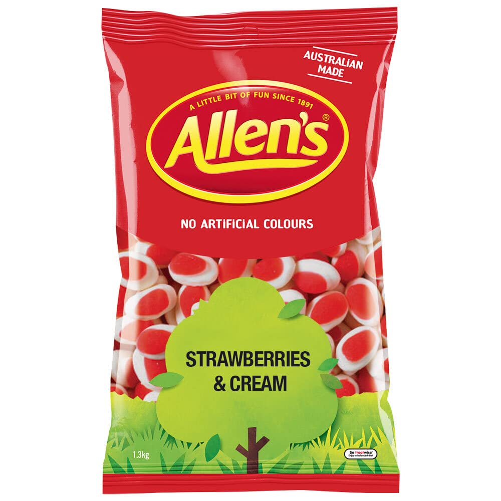 Allen's Strawberries and Cream Lollies 1.3 kg