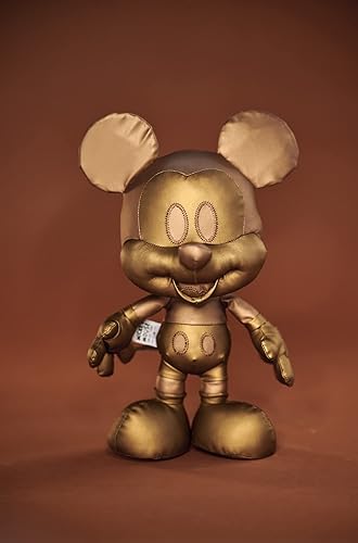 Miniatura 7 de Simba 6315870313 Disney Bronze Mickey Mouse, edición abril, exclusiva de Tienda, figura de peluche de 13.8 in en caja de regalo, especial,