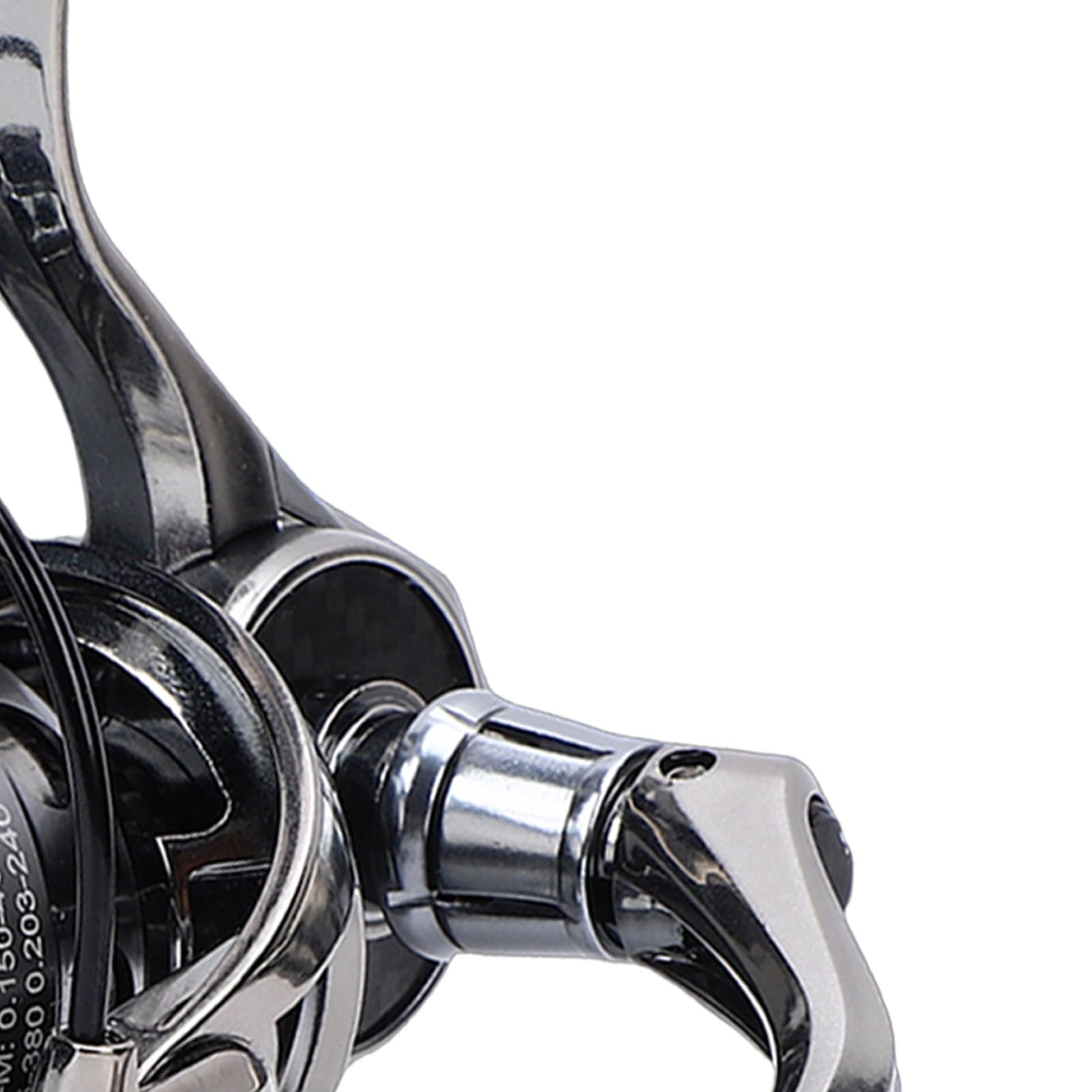 Carrete Giratorio, Cuerpo Ligero de Fibra de Carbono, Freno Ajustable de 4 Kg, Relación de Engranaje 5.2:1, Carrete Giratorio de Fibra de Carbono, de Pesca con Bolsa de Almacenamiento para