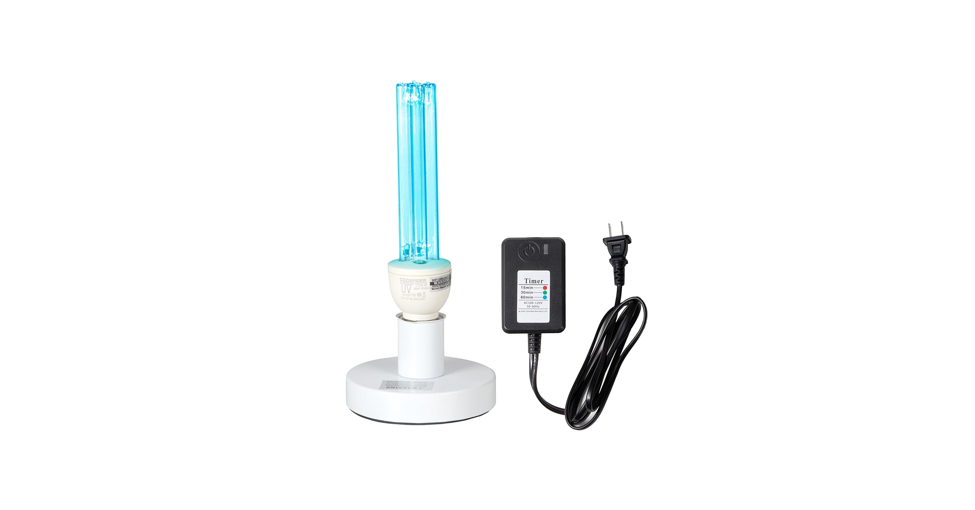 chizMISSION UV PREVENTER 5本セット uVision 365 LED 365nm UV-A Blacklight Lamp Kit with Battery