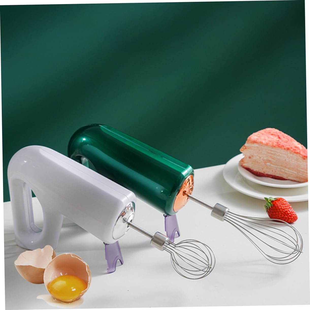 1pc Handheld Electric Egg Mixer High Power Multi-function Whisk for Cream Dough More Versatile Kitchen Tool for Easy Baking and Cooking