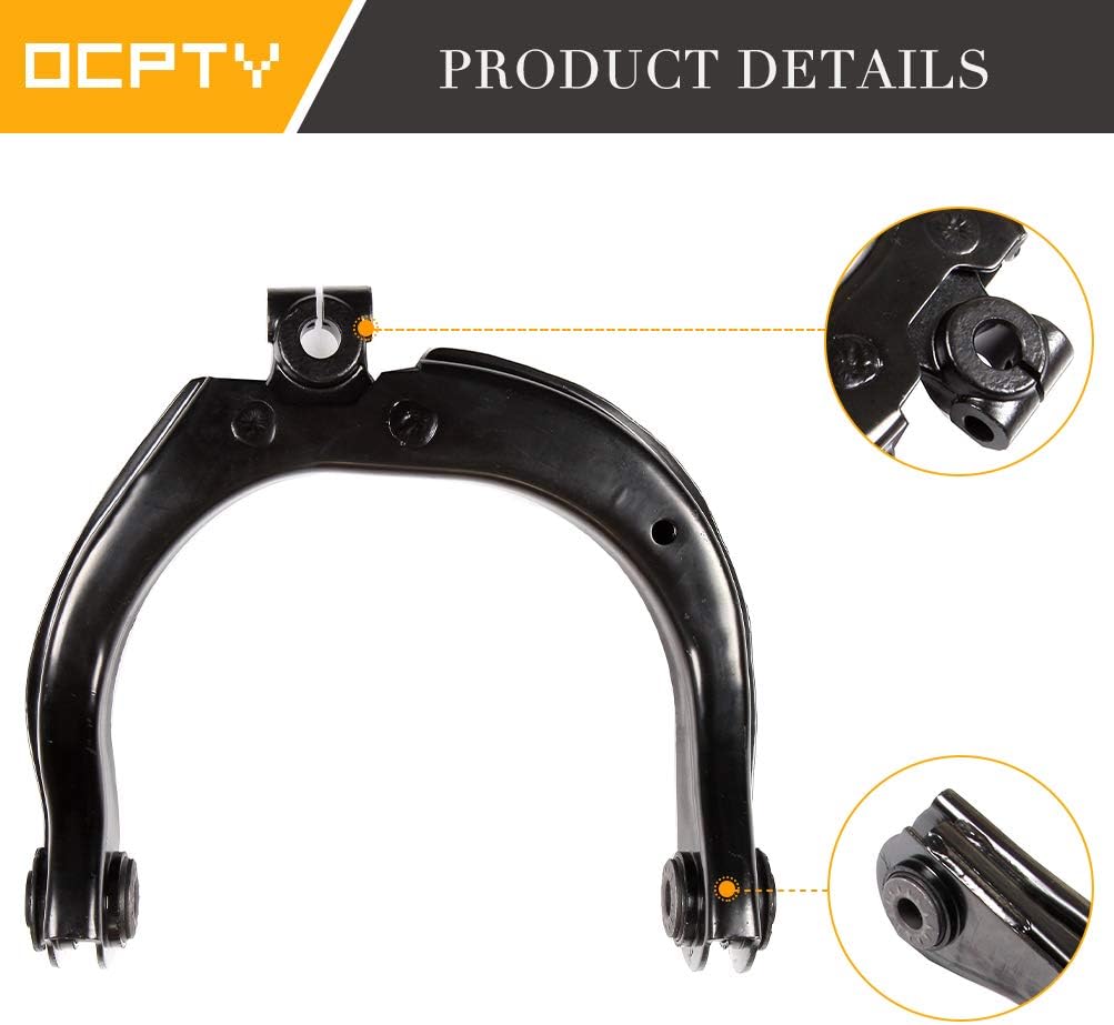 OCPTY - New 2-Piece fit for Buick Rainier for Chevrolet SSR Trailblazer EXT for GMC Envoy XL XUV for Isuzu Ascender for Oldsmobile Bravada - 2 Front Upper Right Left Control Arm
