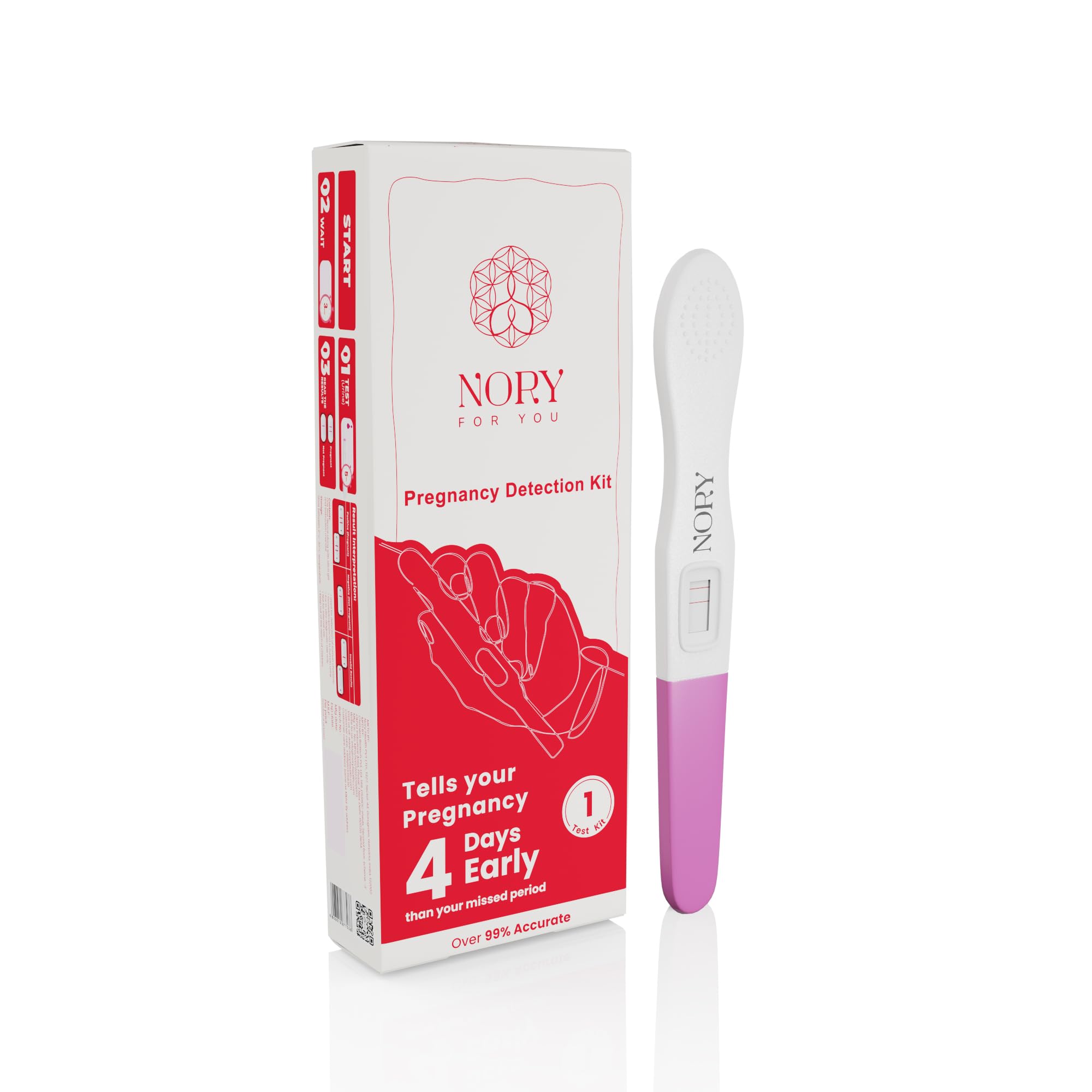 Nory Combo of Pregnancy Test, IVI/IUI Kit, Ovulation Kit & Aloe Vera Gel Based Fertility Lubricant for Women, Female Conceive Kit for Home, Early Detection Tester for Fast Accurate & Reliable Result - Image 3 thumbnail
