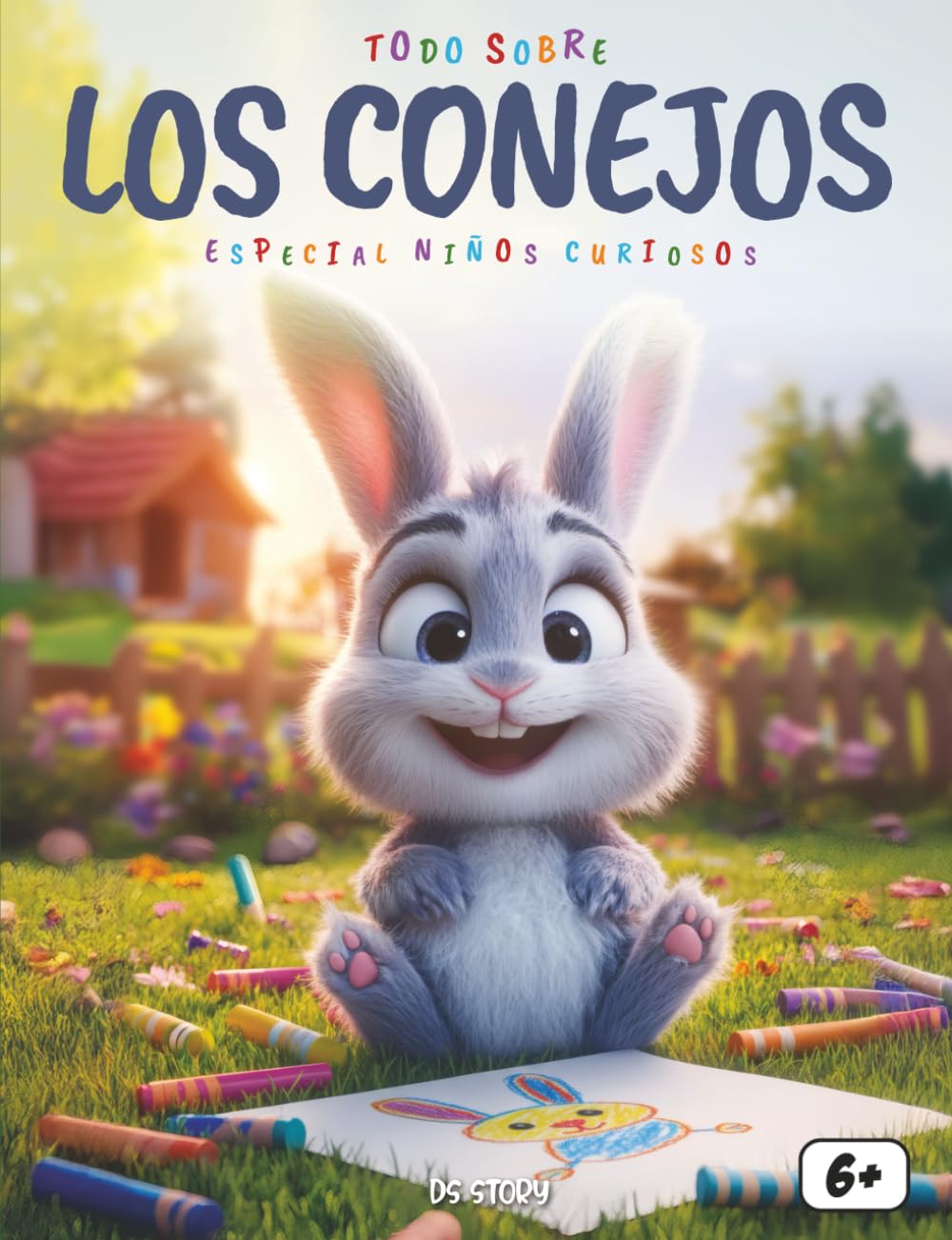 Todo sobre los Conejos – Especial para niños curiosos: Aprende, juega y descubre el increíble mundo de los conejos con historias divertidas, datos sorprendentes, preguntas y dibujos para colorear