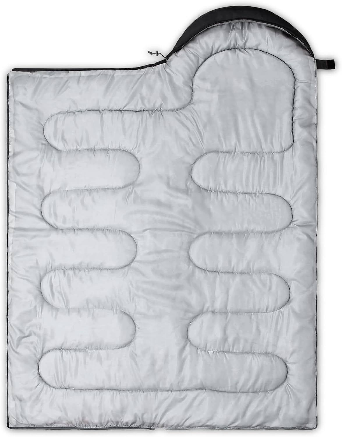 QOOMO Camping Sleeping Bags,3 Season Warm & Cool Weather,Lightweight,Waterproof Sleeping Bags for Adults & Kids,Traveling,and Outdoors,Camping Gear Equipment