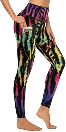 Cerburny High Waisted Exercise Yoga Pants with Pockets Workout Leggings for Women Running Pants