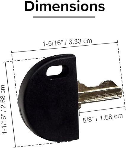 Miniatura 3 de AlveyTech Llave estándar para scooters Go-Go y Pride Mobility - Llaves de repuesto para GOGO Elite Traveller y Pride Legend, Maxima, Pursuit, Revo,