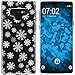 Produktbild PhoneNatic Case kompatibel mit Samsung Galaxy Note 9 Silikon-Hülle X Mas Weihnachten Schneeflocken M2