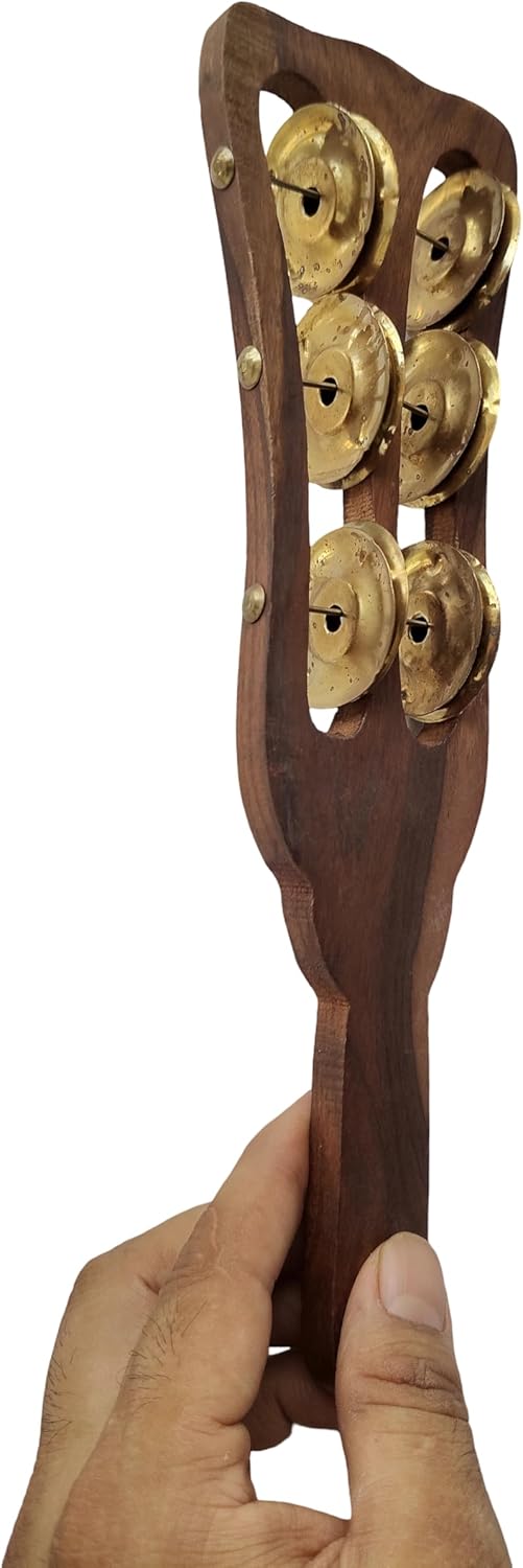 Khartal Pair Kartal Pair Length= 8.50 inch Wood Khartal Instruments Hand Cymbal