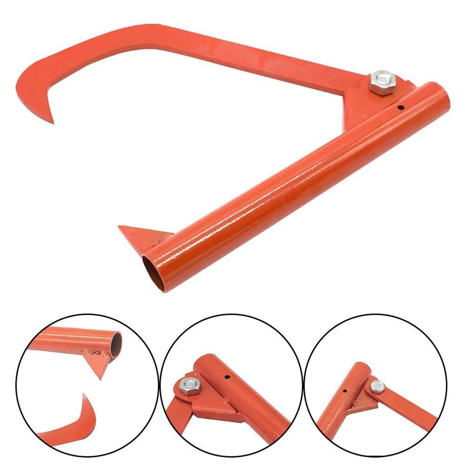 Elevador de troncos para cortar, herramienta de elevación de troncos - Los rodillos de tronco no se pueden enganchar, Log Roller Cant Hook Timber Jack Herramienta de registro de acero inoxidable para