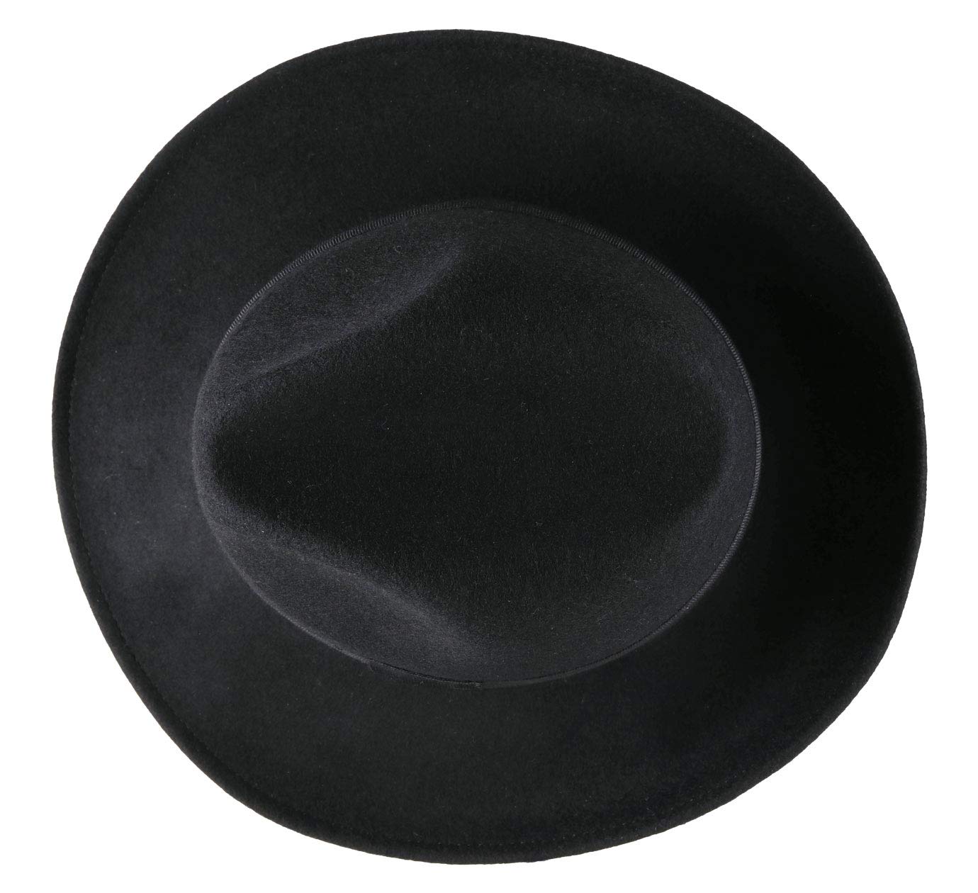 Cappello Fedora Feltro Ripiegabile Idrorepellente Tesa Larga Classic Fedora