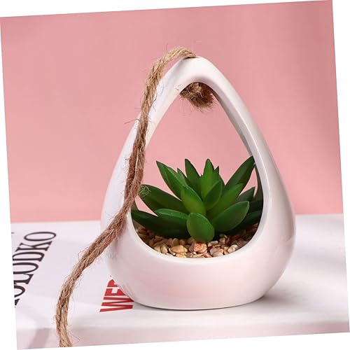 Miniatura 2 de SEWACC Suculentas Miniture Decoration Miniature Plants Succulents Plants Artificial Desktop Decor Artificial Succulents Plant Tabletop Ornament
