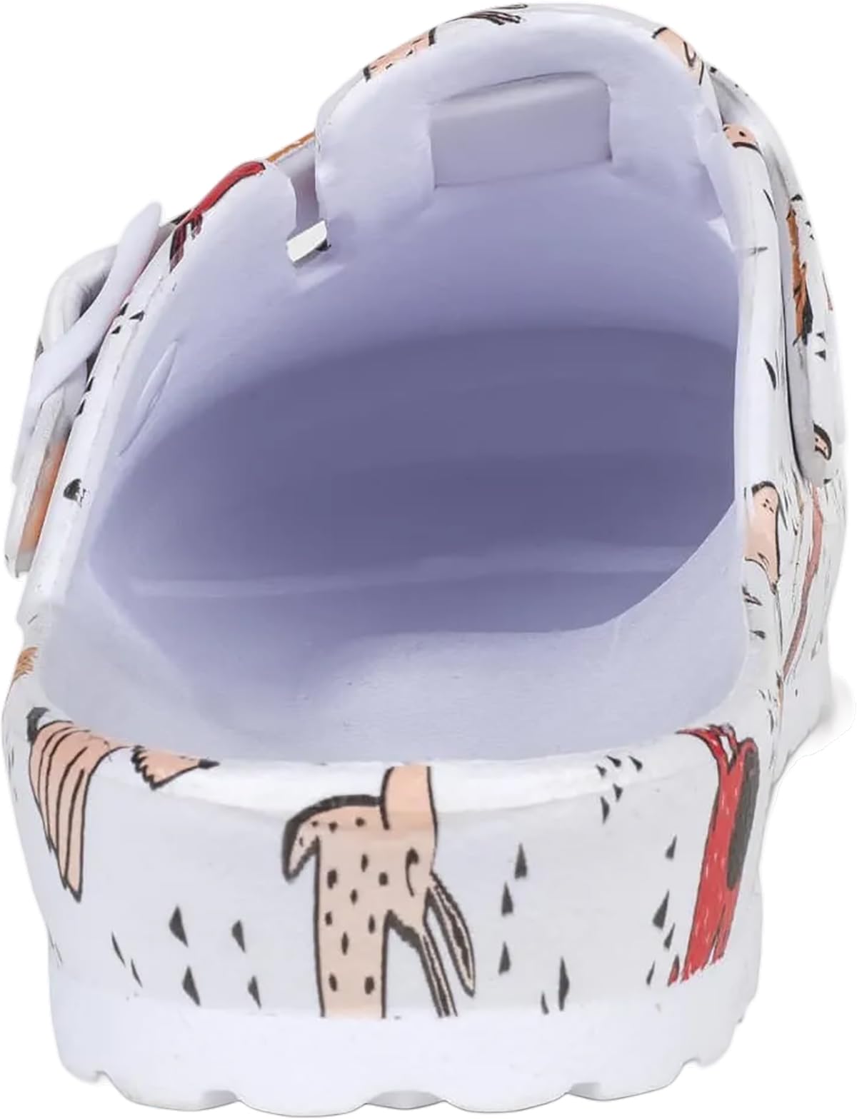 WORKTEAM Zuecos Sanitarios Estampados Ultraligeros De Eva con Hebilla Ajustable, Ergonómicos Y Anatómicos con Cámara Ortopédica para Un Confort Diario. Unisex