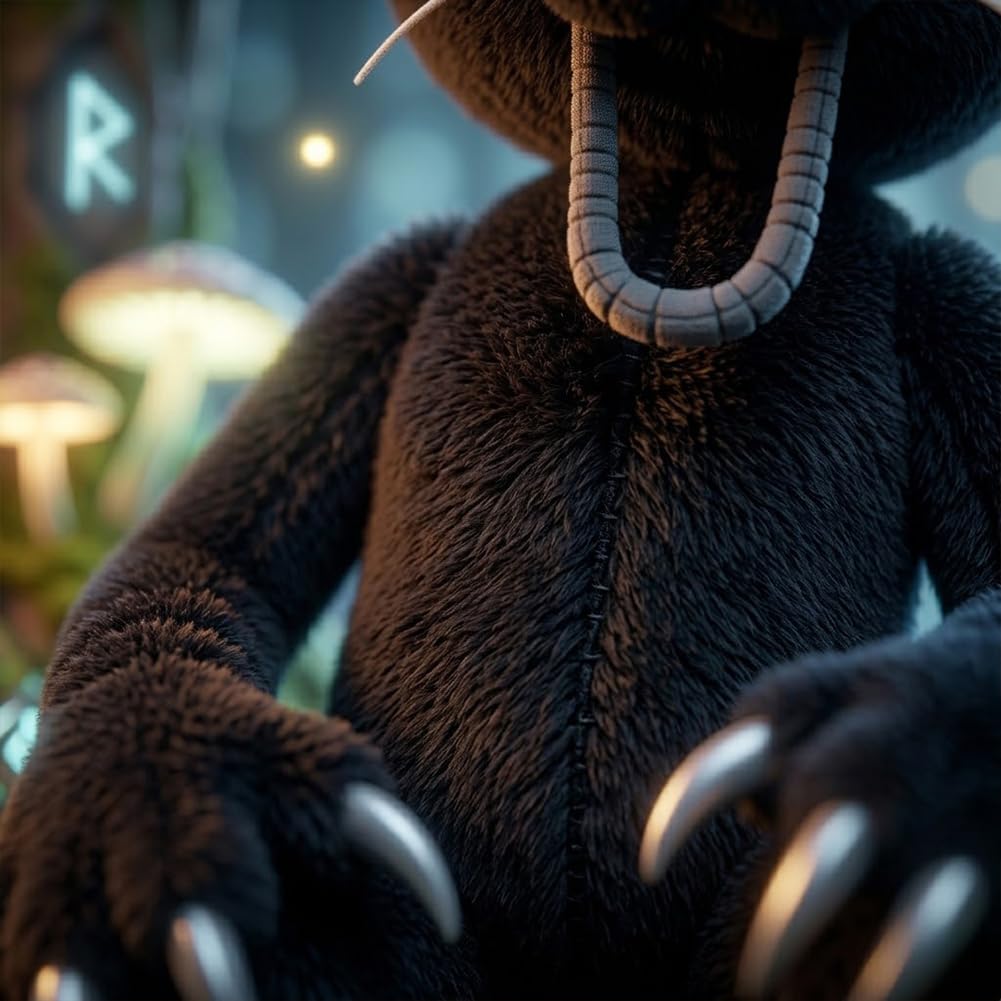 99 Nights In The Forest Plush Toy, The Cat Villain Collectible Soft Toy, Cat Entity Game-Inspired Stuffed Animal For Kids & Adults, Cuddly Plushie Gift For Christmas, Halloween & Birthdays (Standing) - 4