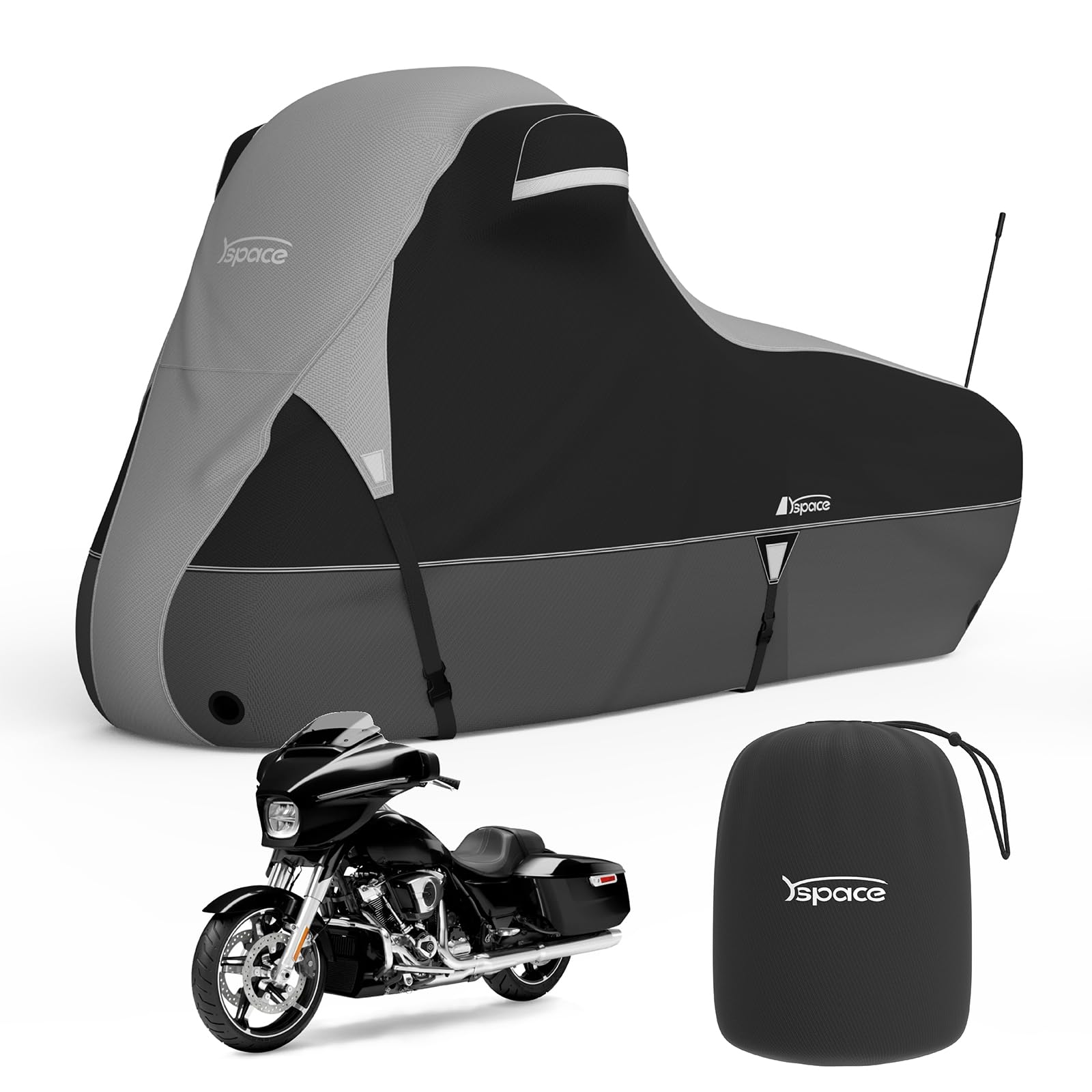 Photo 1 of YSPACE Harley Davidson Motorcycle Cover, 600D Waterproof Windproof