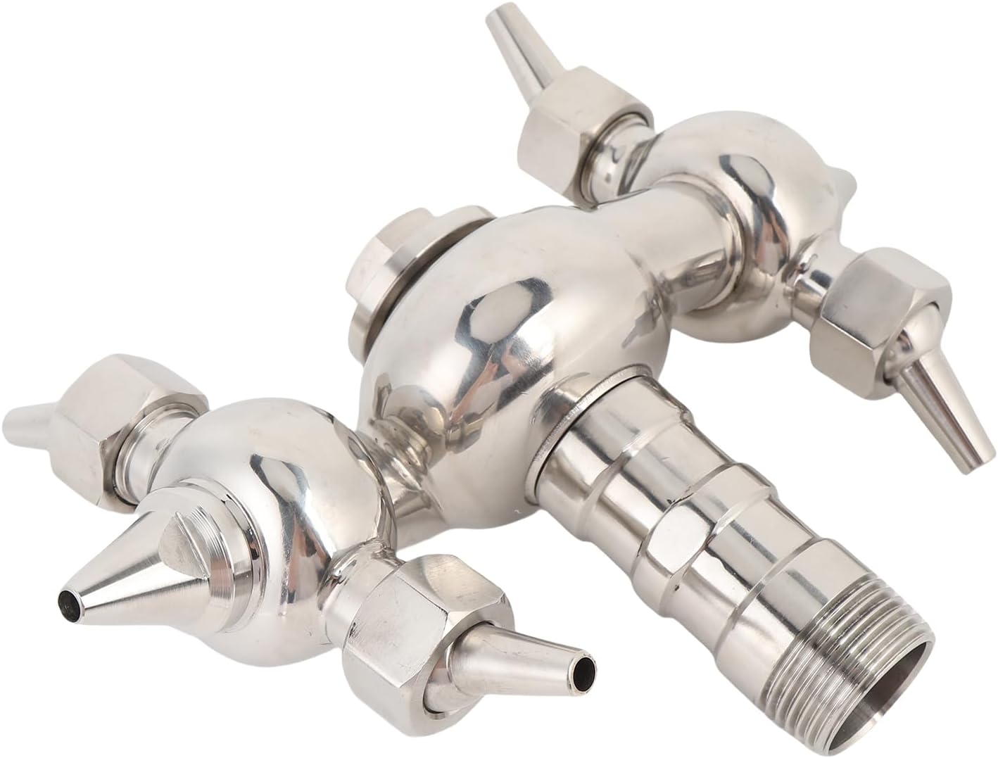 Cleaning Spray Ball Canister Stainless Steel DN25 Male Thread Circulating Horn 360 Rotary Cleaning Spray Ball Canister